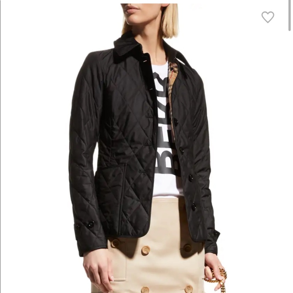 Burberry Black Quilted Jacket